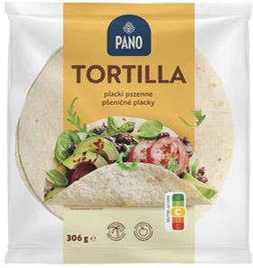 Tortilla pszenna Pano, 306 g