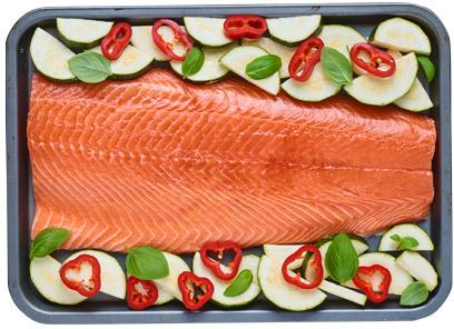 Łosoś Coho rodzinna porcja Marinero