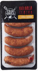 Kiełbasa Śląska z serem cheddar Czas na Grill, 450 g
