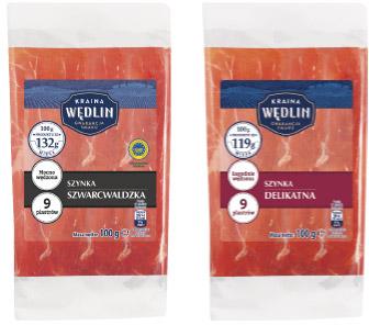 Szynka Kraina Wędlin, 100 g