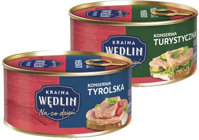 Konserwa Tyrolska lub Turystyczna Kraina Wędlin, 300 g