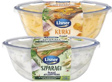Filety śledziowe Lisner, 280 g