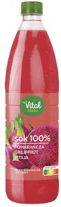Sok pomarańcza-grejpfrut-pitaja Vital Fresh, 1 l