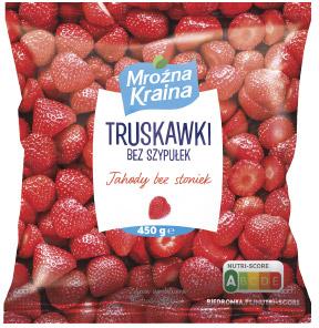 Truskawki bez szypułek Mroźna Kraina, 450 g