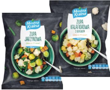 Zupa jarzynowa lub kalafiorowa Mroźna Kraina, 750 g