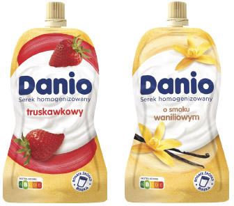 Serek homogenizowany Danio Pouch, 120 g