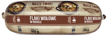 Flaki wołowe w rosole Nasze Smaki, 900 g