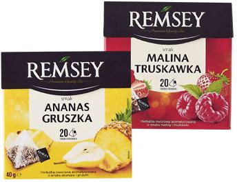 Herbatka owocowa piramidki Remsey, 20 torebek