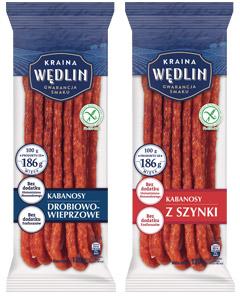Kabanosy Kraina Wędlin, 120 g