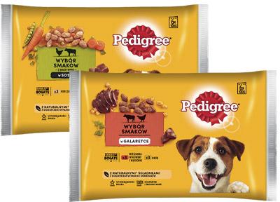 Karma dla psa w saszetkach Pedigree, 6x100 g