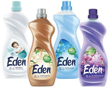 Koncentrat do płukania tkanin Eden, 1,8 l