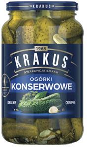 Ogórki konserwowe Krakus, 920 g