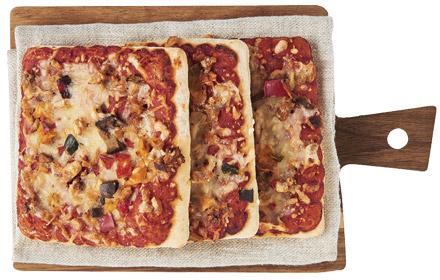 Pizza z kurczakiem i grillowanymi warzywami, 140 g