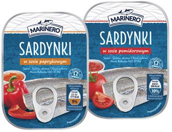 Sardynki Marinero, 55-110 g