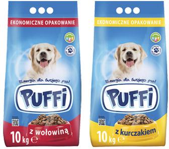 Sucha karma dla psa Puffi, 10 kg