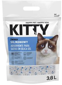Żwirek silikonowy dla kotów Kitty, 3,8 l