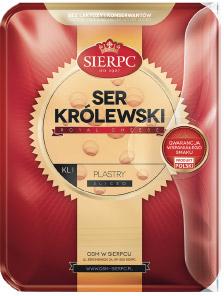 Ser żółty w plastrach Królewski Sierpc, 135 g