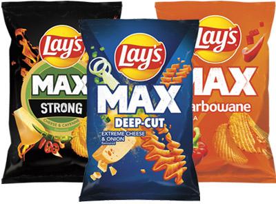 Chipsy Lay’s Max, 120 g