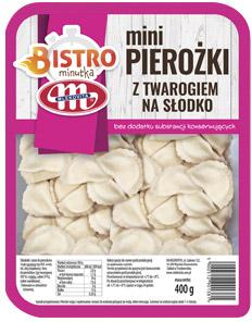 Mini pierożki z twarogiem na słodko Mlekovita, 400 g