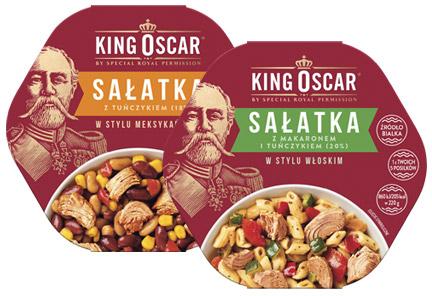 Sałatka z tuńczyka King Oscar, 220 g