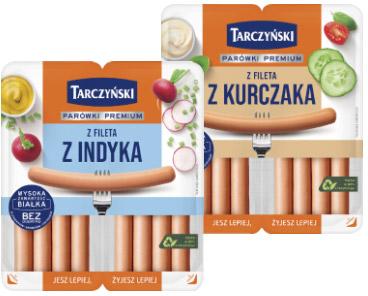 Parówki z fileta Tarczyński, 160 g/180 g