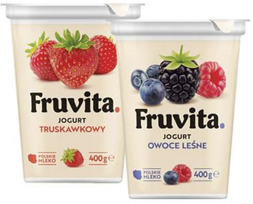 Jogurt owocowy w kubeczku Fruvita, 400 g