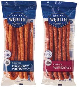 Kabanosy klasyczne Kraina Wędlin, 300 g