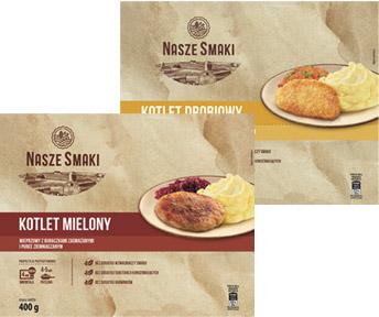 Kotlet mielony lub drobiowy Nasze Smaki, 400 g