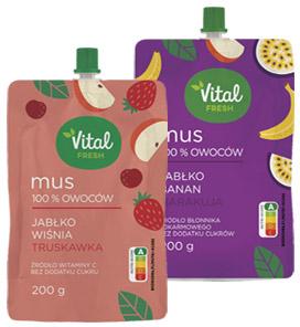 Mus owocowy Vital Fresh, 200 g