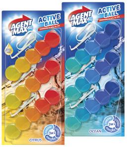 Zawieszka do WC Active Ball Agent Max, 3x35 g