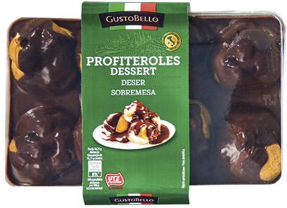 Deser profiteroles Gusto Bello, 450 g