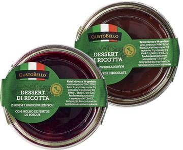 Deser z ricottą Gusto Bello, 95 g
