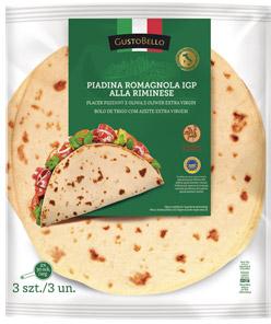 Piadina Romagnola IGP alla Riminese Gusto Bello, 360 g