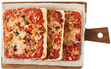 Pizza z kurczakiem i grillowanymi warzywami, 140 g