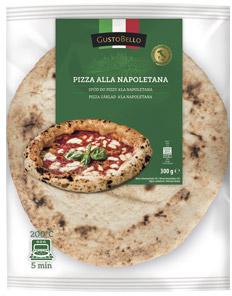 Spody do pizzy alla napoletana Gusto Bello, 300 g