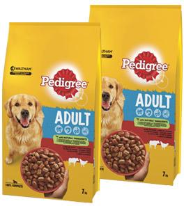 Sucha karma dla psa z wołowiną i drobiem Pedigree, 7 kg