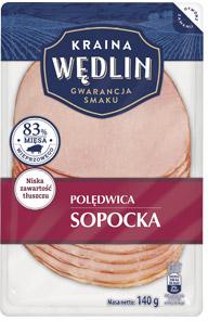 Polędwica Sopocka Kraina Wędlin, 140 g