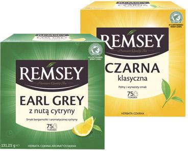 Herbata ekspresowa Remsey, 75 torebek