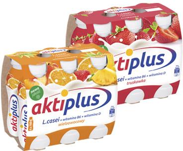 Jogurt owocowy Aktiplus, 6x100 g
