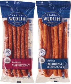 Kabanosy klasyczne Kraina Wędlin, 300 g