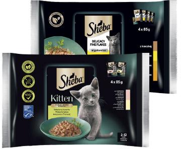 Karma dla kota w saszetkach Sheba, 4x85 g