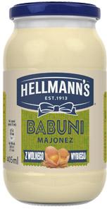 Majonez Babuni Hellmann’s, 405 ml