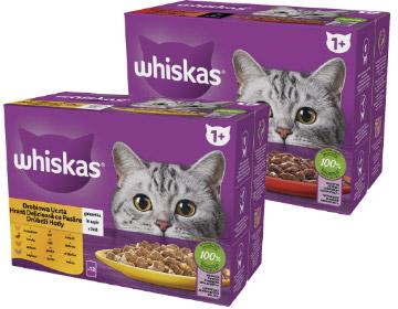 Karma dla kota w saszetkach Whiskas, 12x85 g