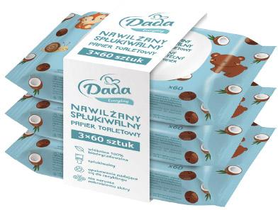 Papier toaletowy Dada Kids Coco, 3x60 szt.