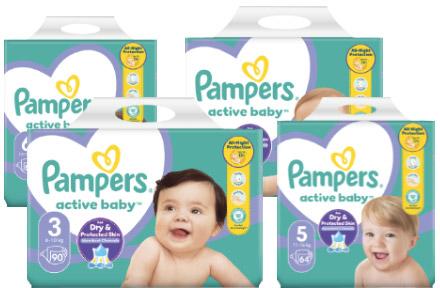 Pieluchy Pampers Active Baby