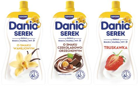 Serek homogenizowany Danio Pouch, 120 g