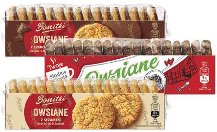 Ciastka owsiane Bonitki/Twoje Słodkie Chwile, 210-230 g