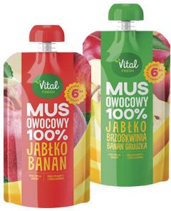 Mus owocowy 100% Baby Food Vital Fresh, 100 g