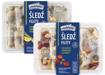 Śledzie krojone Marinero, 200 g
