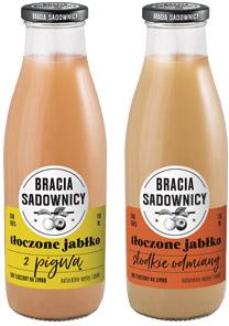 Sok 100% tłoczone jabłko Bracia Sadownicy, 750 ml
